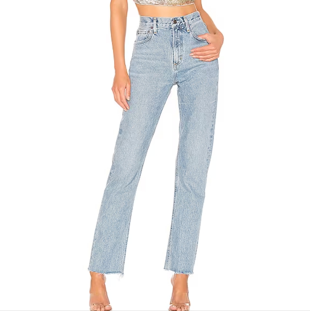 Agolde Cherie High Rise Straight Leg Jeans, 26